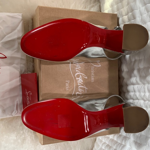 Christian Louboutin So Jane Sling sz 37 - Picture 5 of 7